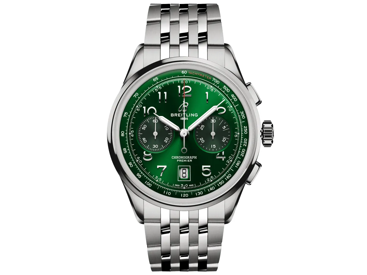Breitling B01 Chronograph Green Dial
