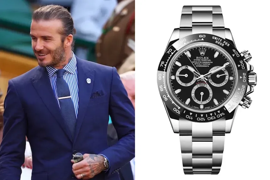 David Beckham Rolex Daytona Reverse Panda