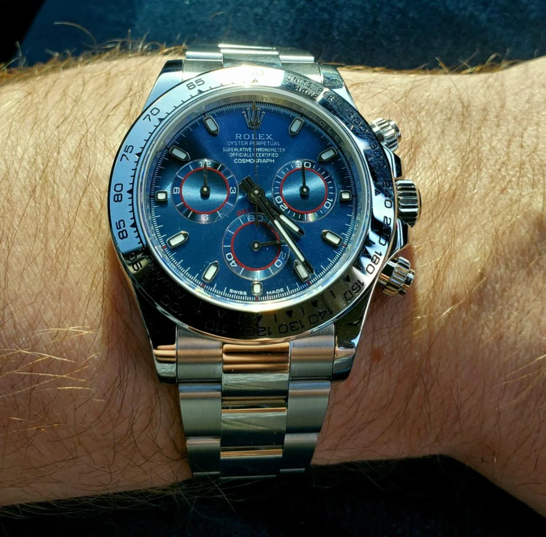 Daytona 40 mm 126509 Bright Blue Dial photo review
