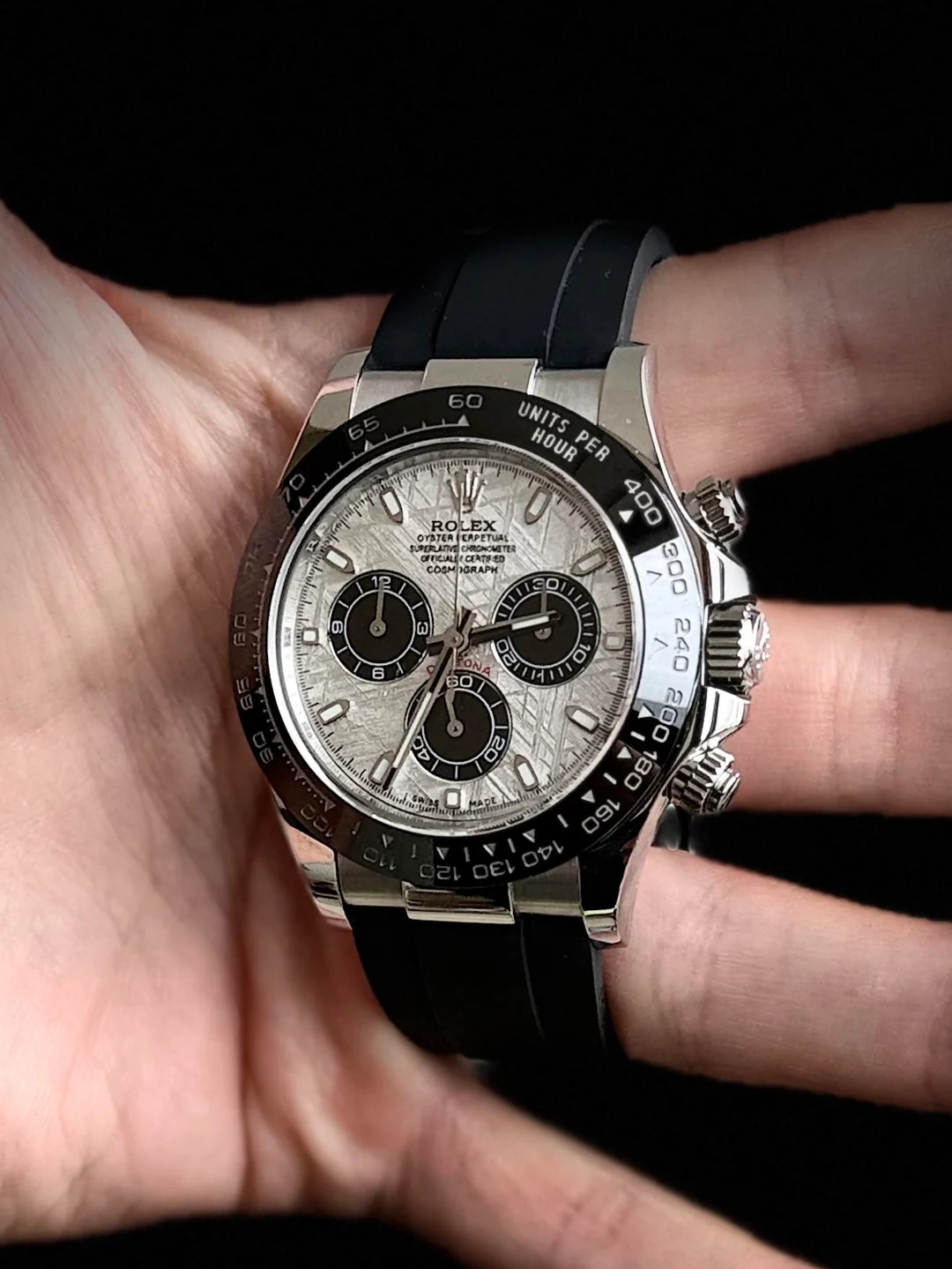 Daytona 40 mm 126519LN Meteorite Dial photo review