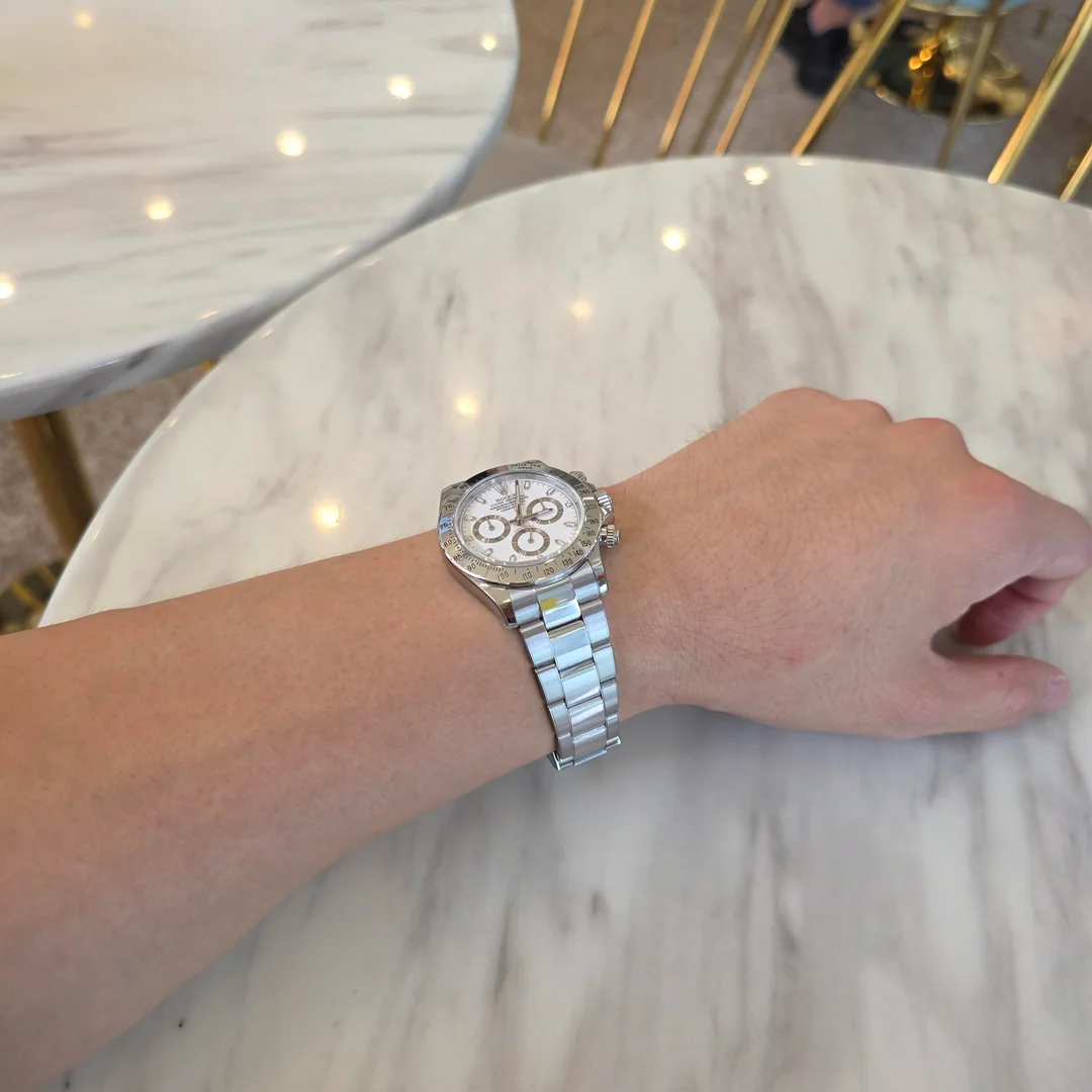 Daytona 40mm White Dial 116520 photo review