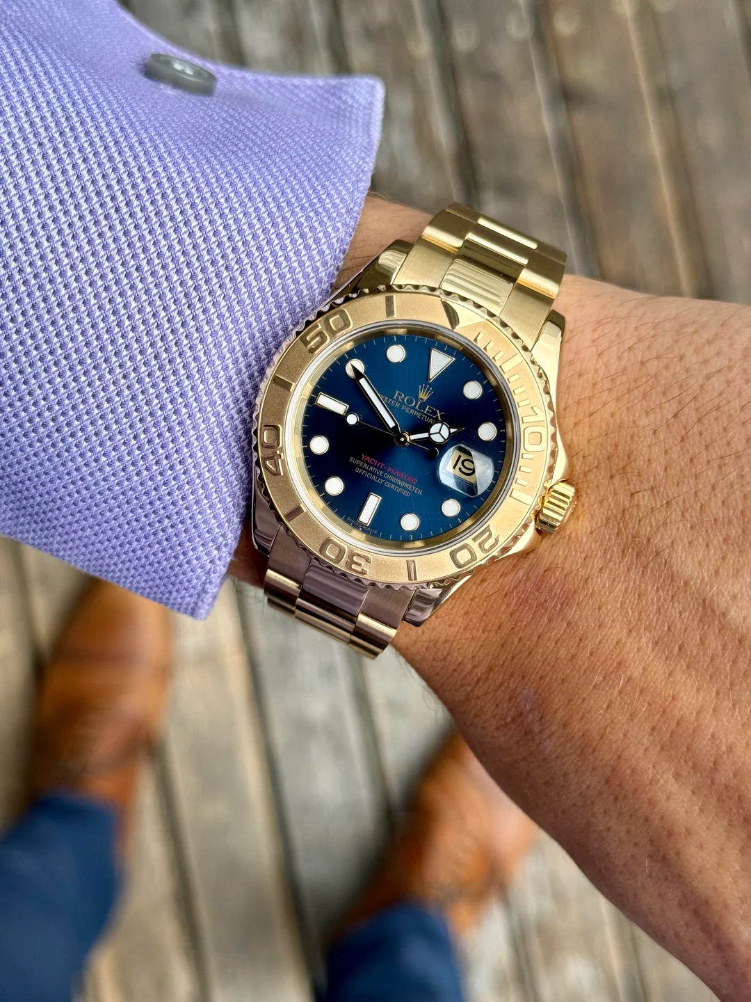 Yacht-Master 40mm Dial Blue 16628 photo review