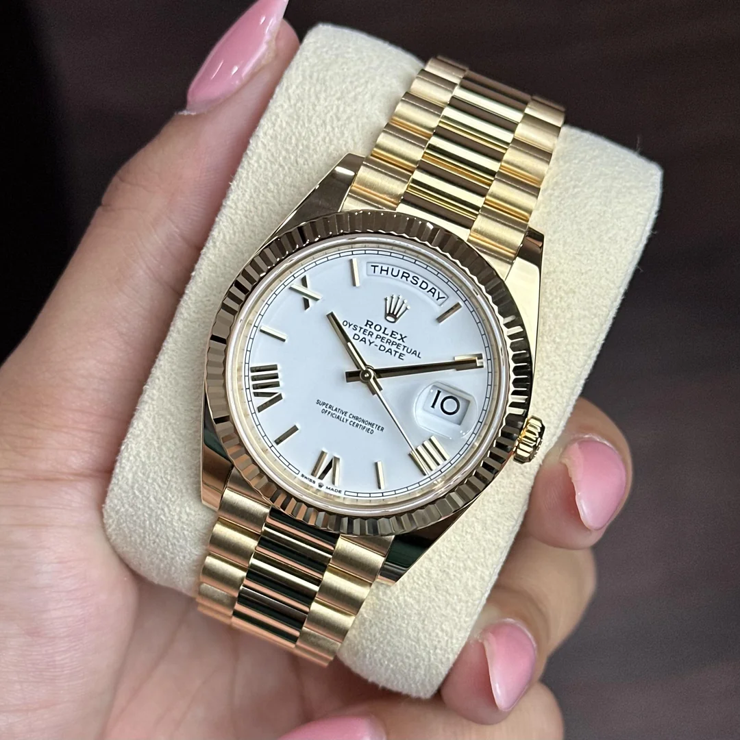 Day-Date 40 mm White Dial 228238 photo review