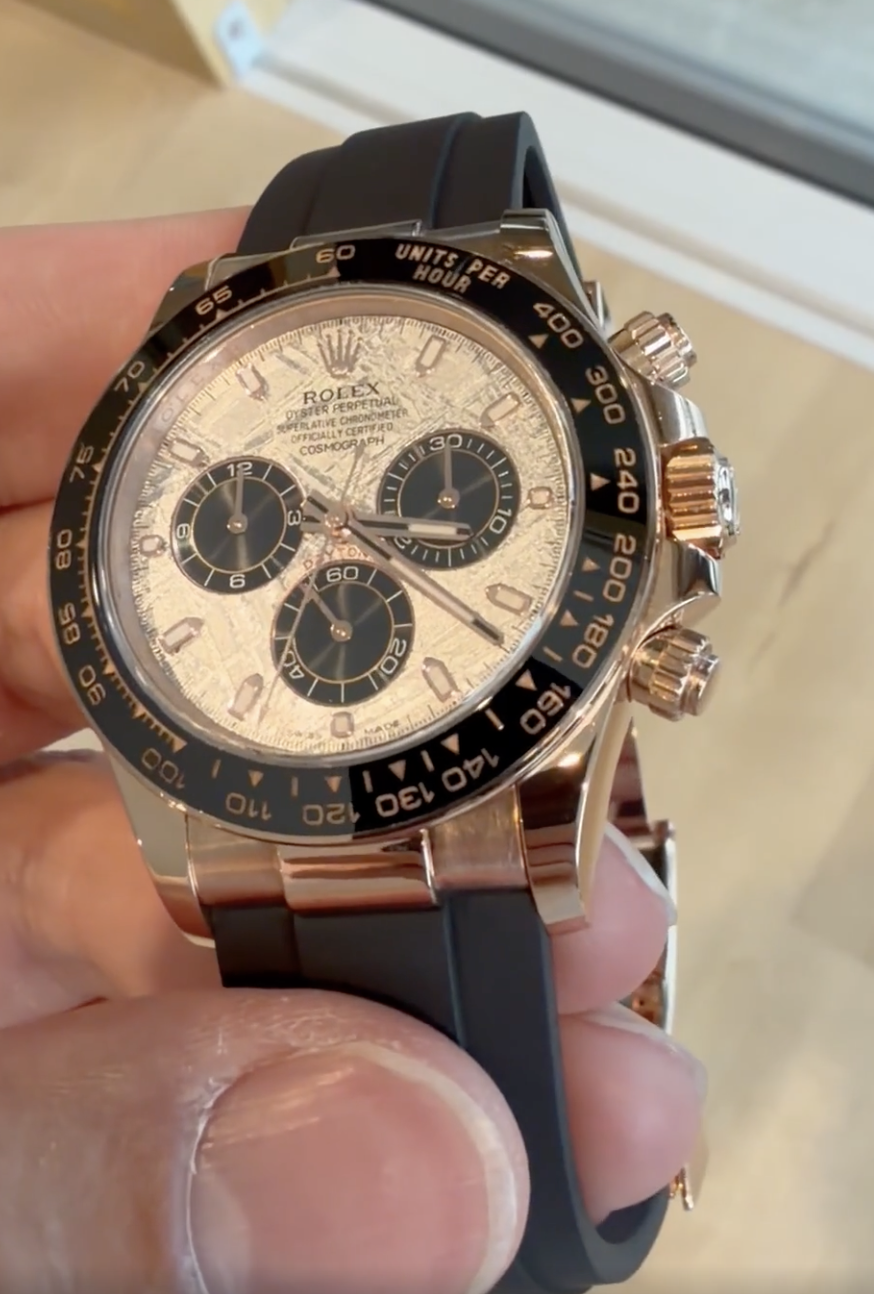 Daytona 40 mm 126515LN Meteorite Dial photo review