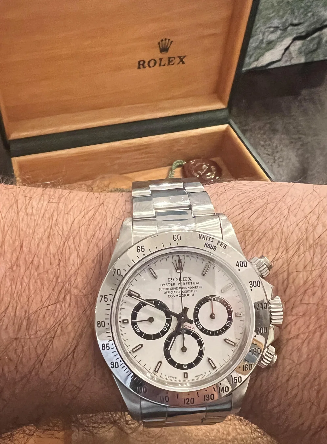 Daytona 40mm Dial White 16520 photo review