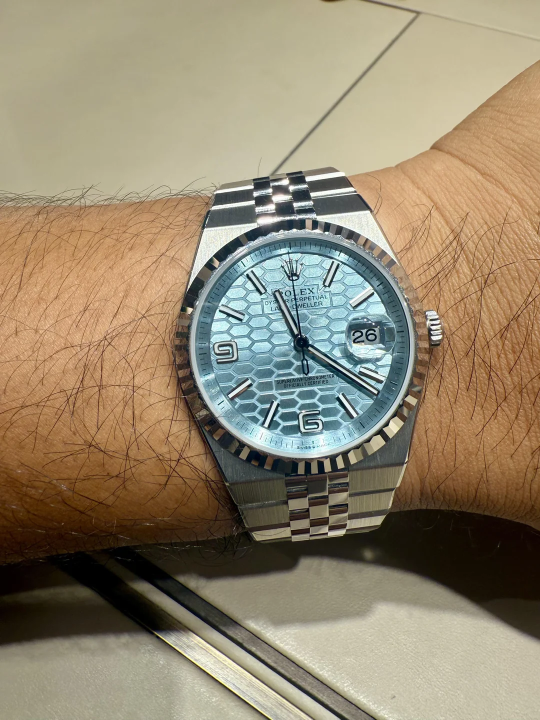 Land-Dweller 36 mm Ice Blue Dial photo review