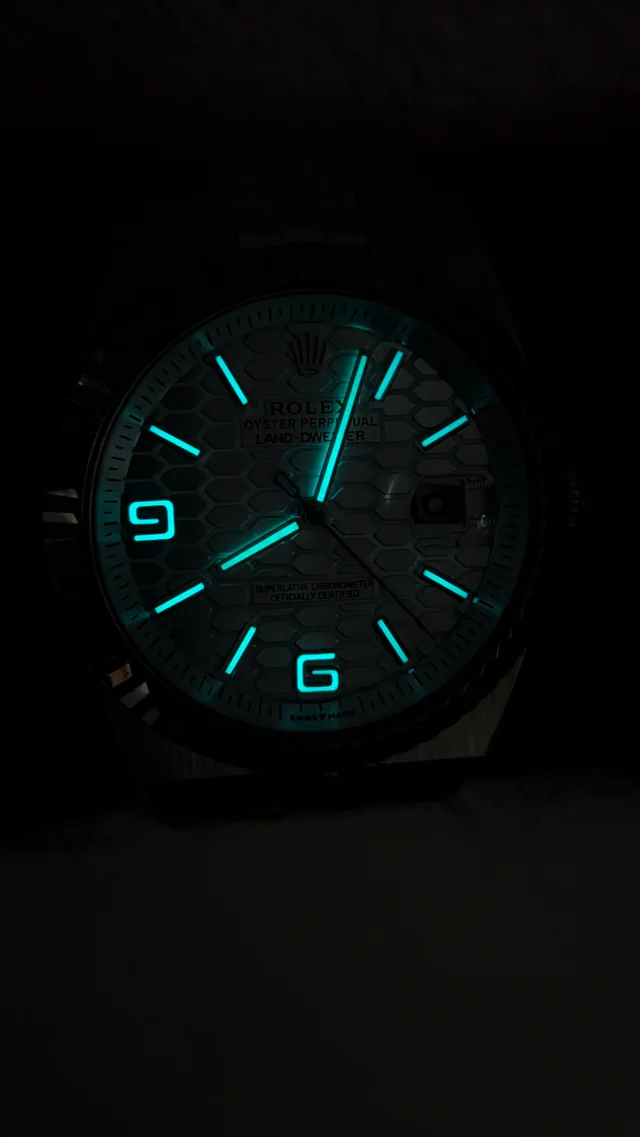 Land-Dweller 40 mm Ice Blue Dial photo review