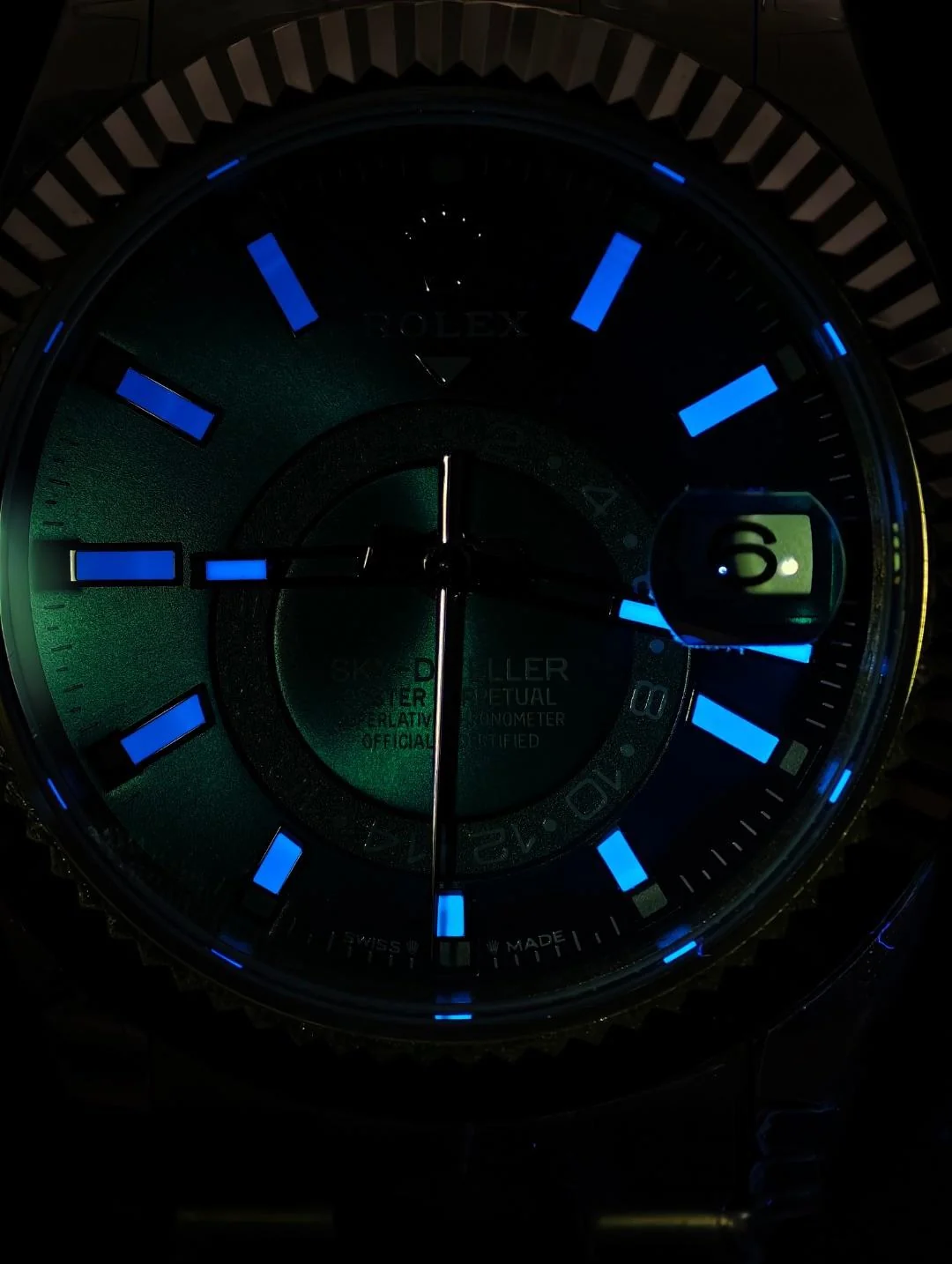 Sky-Dweller 326935 42mm Blue-Green Dial photo review