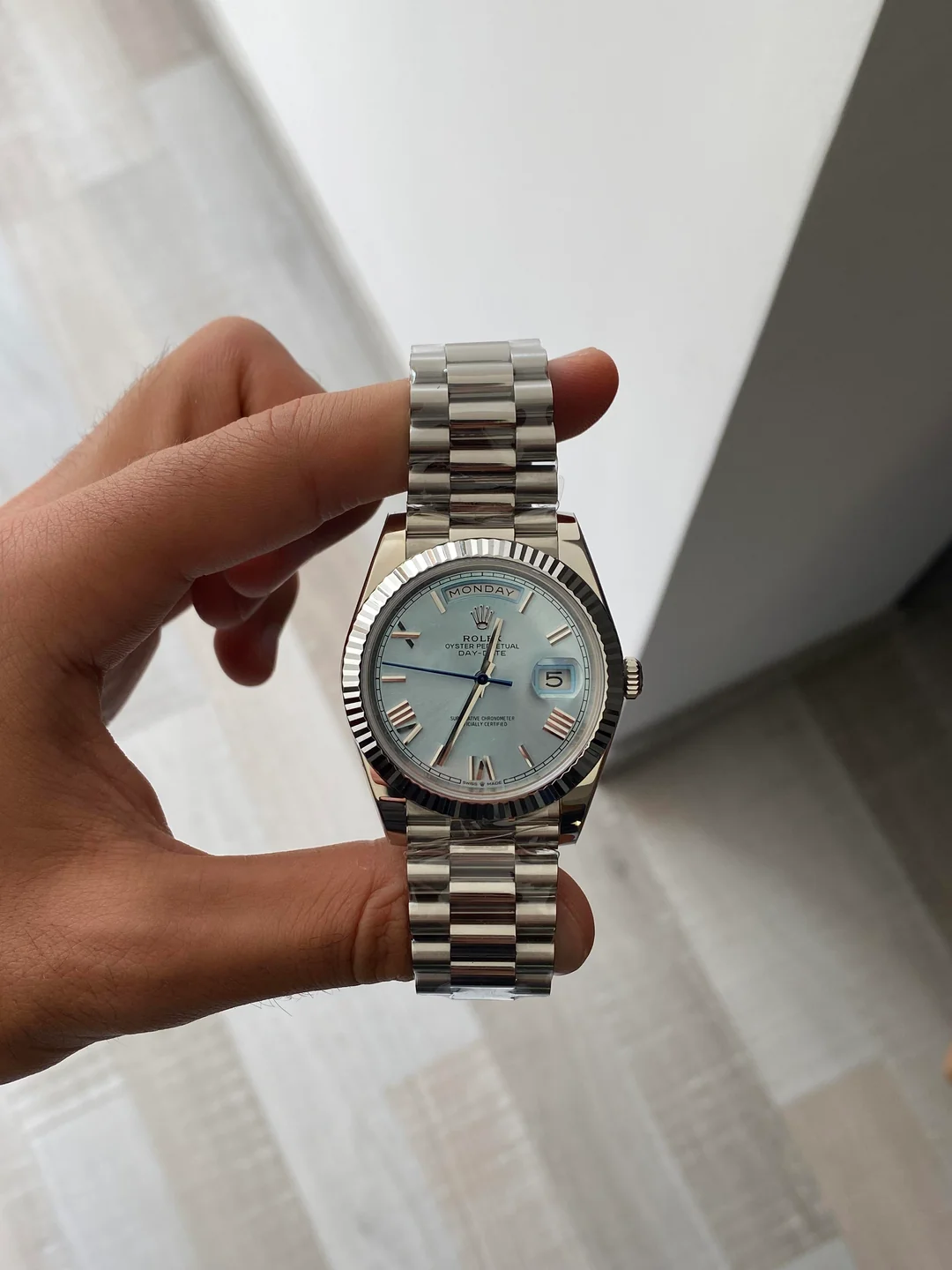 Day-Date 40 mm Ice blue Dial 228236 photo review