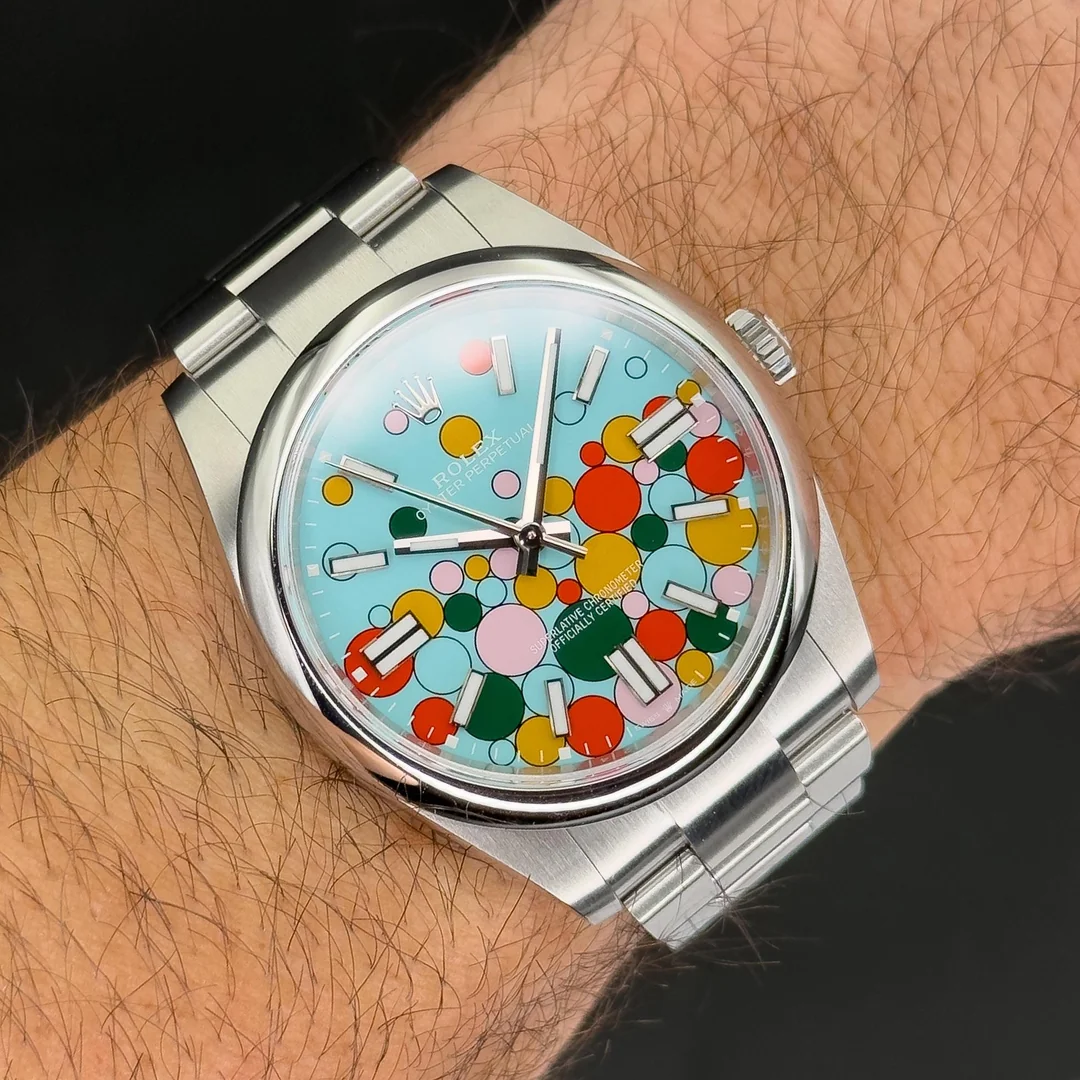 Oyster Perpetual 41 mm Turquoise Dial 124300 photo review