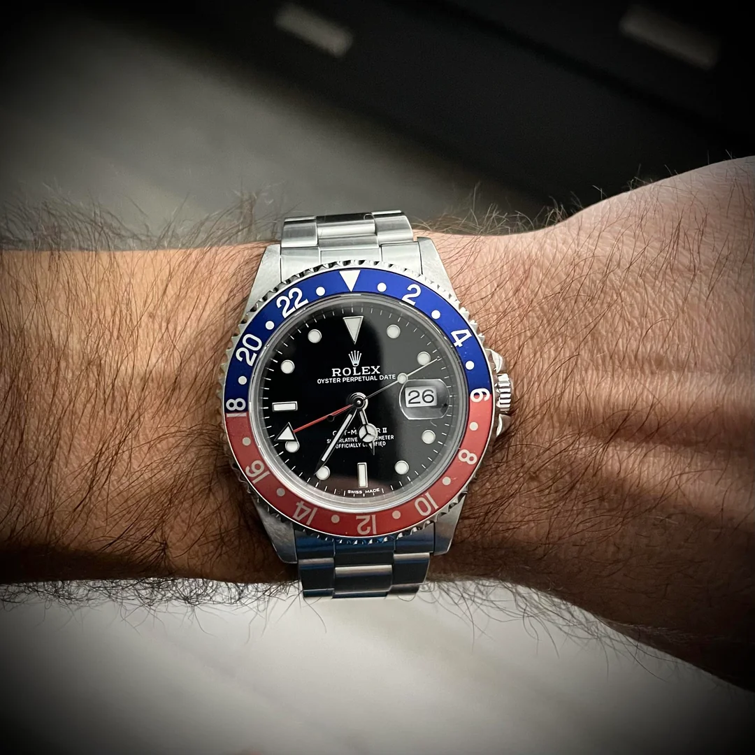 GMT-Master 40mm Dial Black 16710 photo review