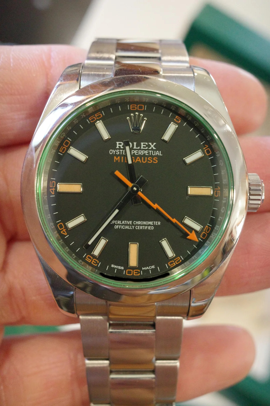 Milgauss 40mm Dial Black 116400GV photo review