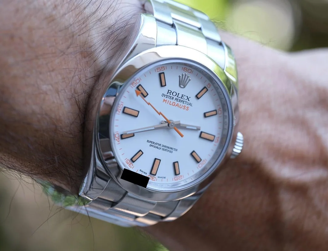 Milgauss 40mm Dial White 116400 photo review